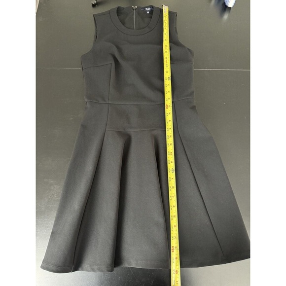 MADEWELL Fit And Flare A-line Dress Classic Modest in Black XS 2 MINT - Picture 7 of 9